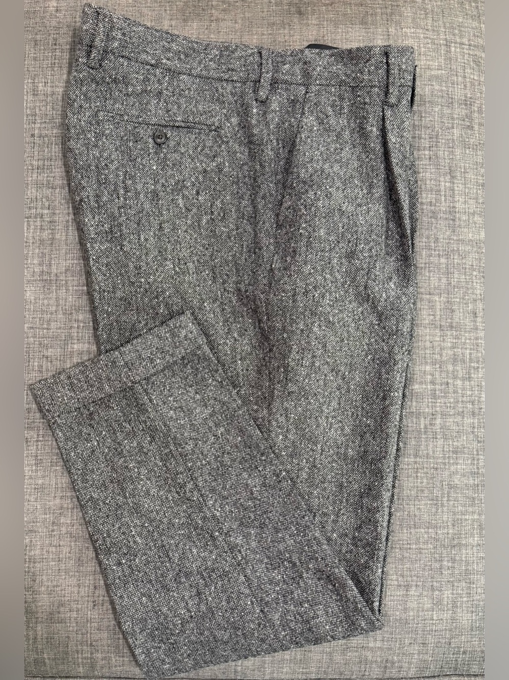 TODD SNYDER Men's Charcoal Gray Madison Trouser Dress Pants